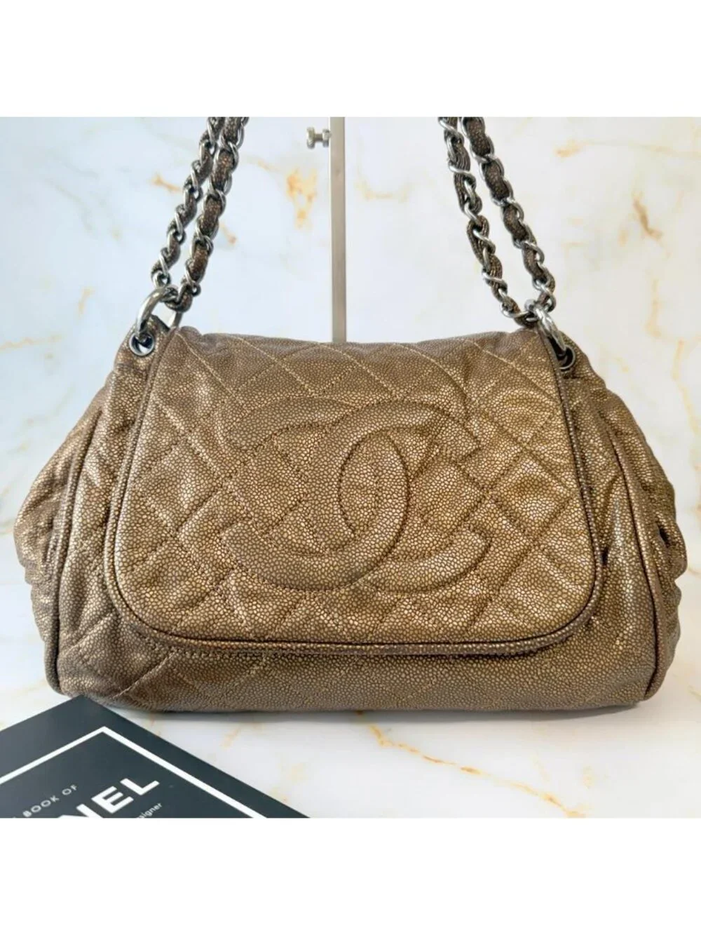 Chanel Quilted CC Logo Chain Shoulder